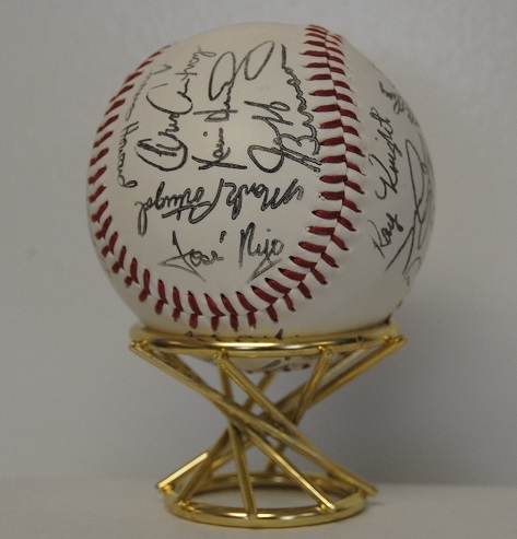 Brass - Swirl Baseball Holder