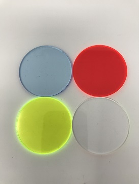 1" Flat Blank Circle 1/4" thick (1 piece)