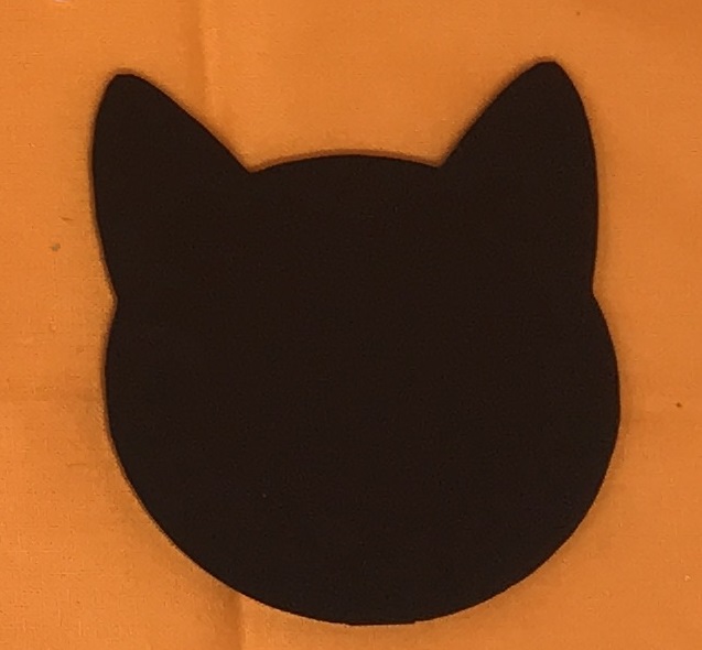 Acrylic or Wood Cat Face#2(round)(available in different colors)