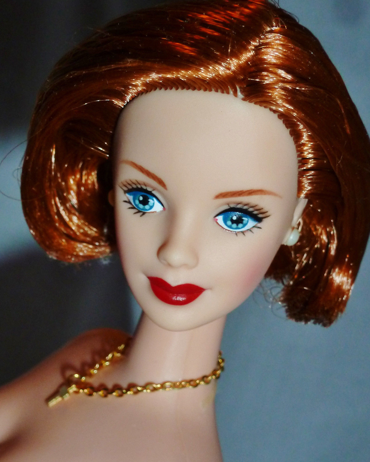 NUDE MATTEL AUBURN BOB DANA SCULLY X-FILE MACKIE BARBIE DOLL