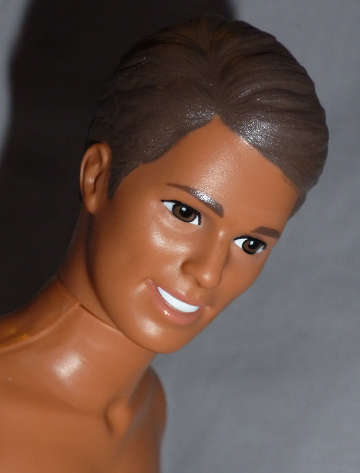 NUDE KEN BRUNETTE BROWN EYES STAR TREK GENUINE MATTEL DOLL