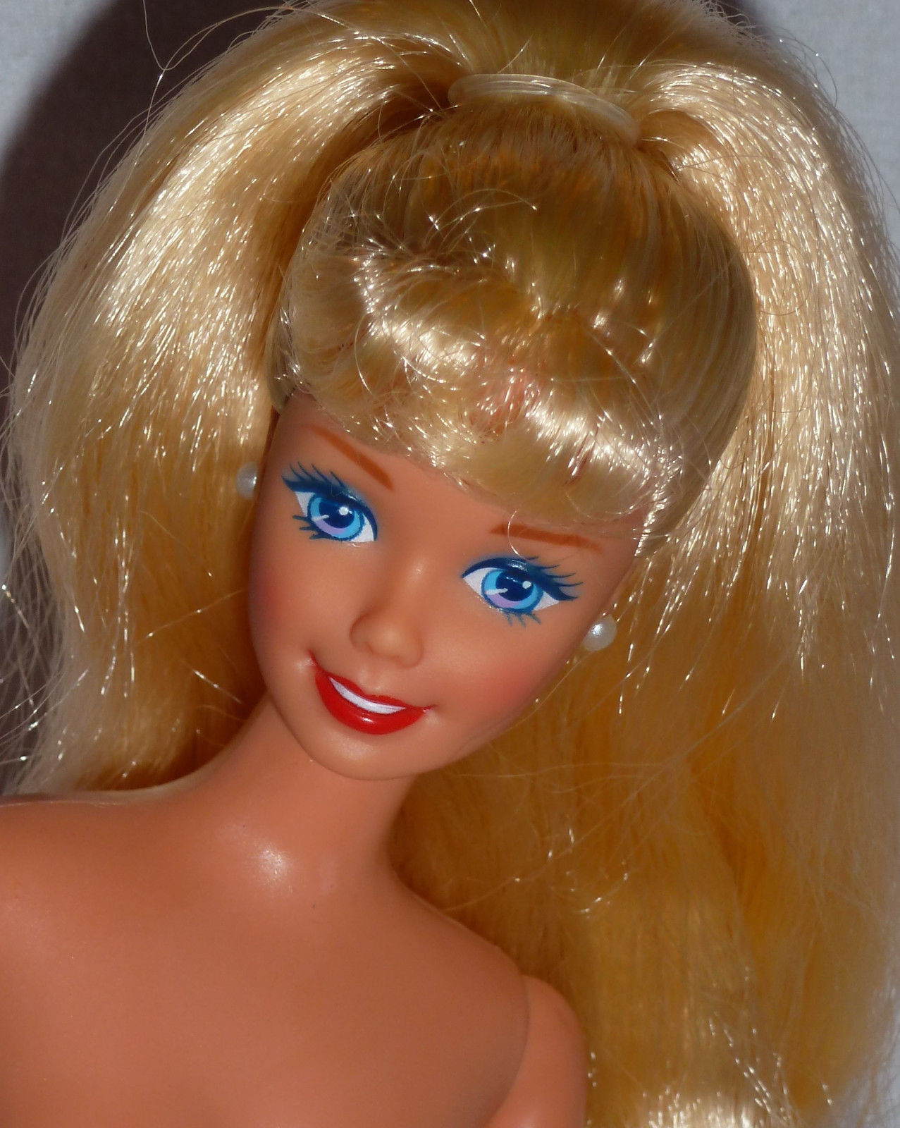 NUDE GOLDEN BLONDE BLUE EYES ARTICULATED SUPERSTAR BARBIE