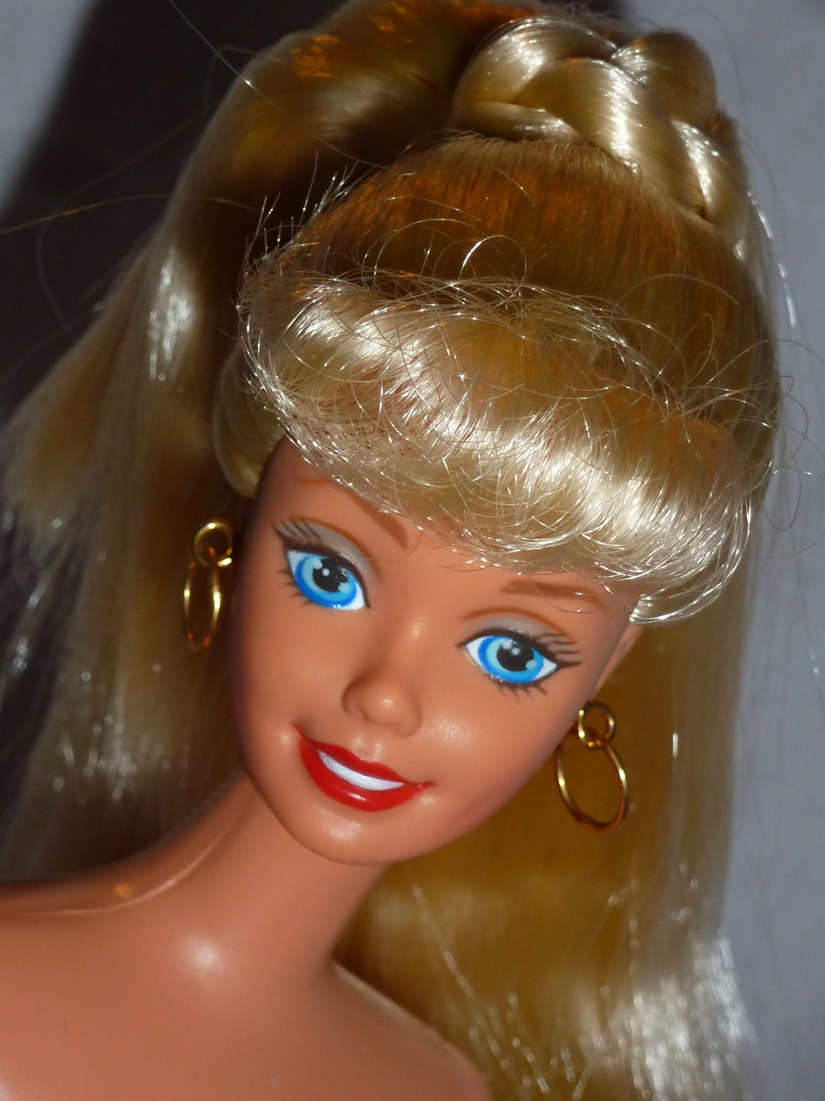 NUDE MATTEL DOLL BLONDE BLUE EYES STAR TREK SUPERSTAR BARBIE