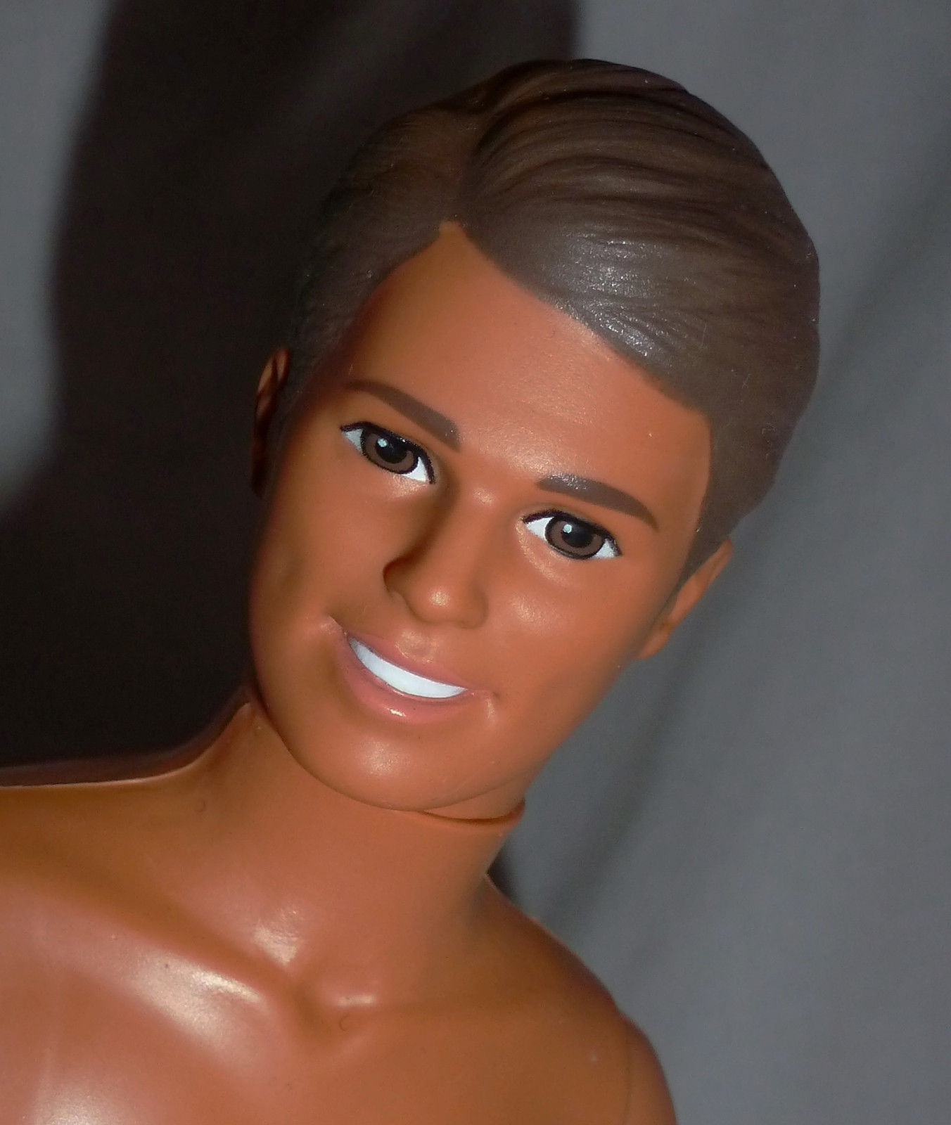 NUDE KEN BRUNETTE BROWN EYES STAR TREK GENUINE MATTEL DOLL