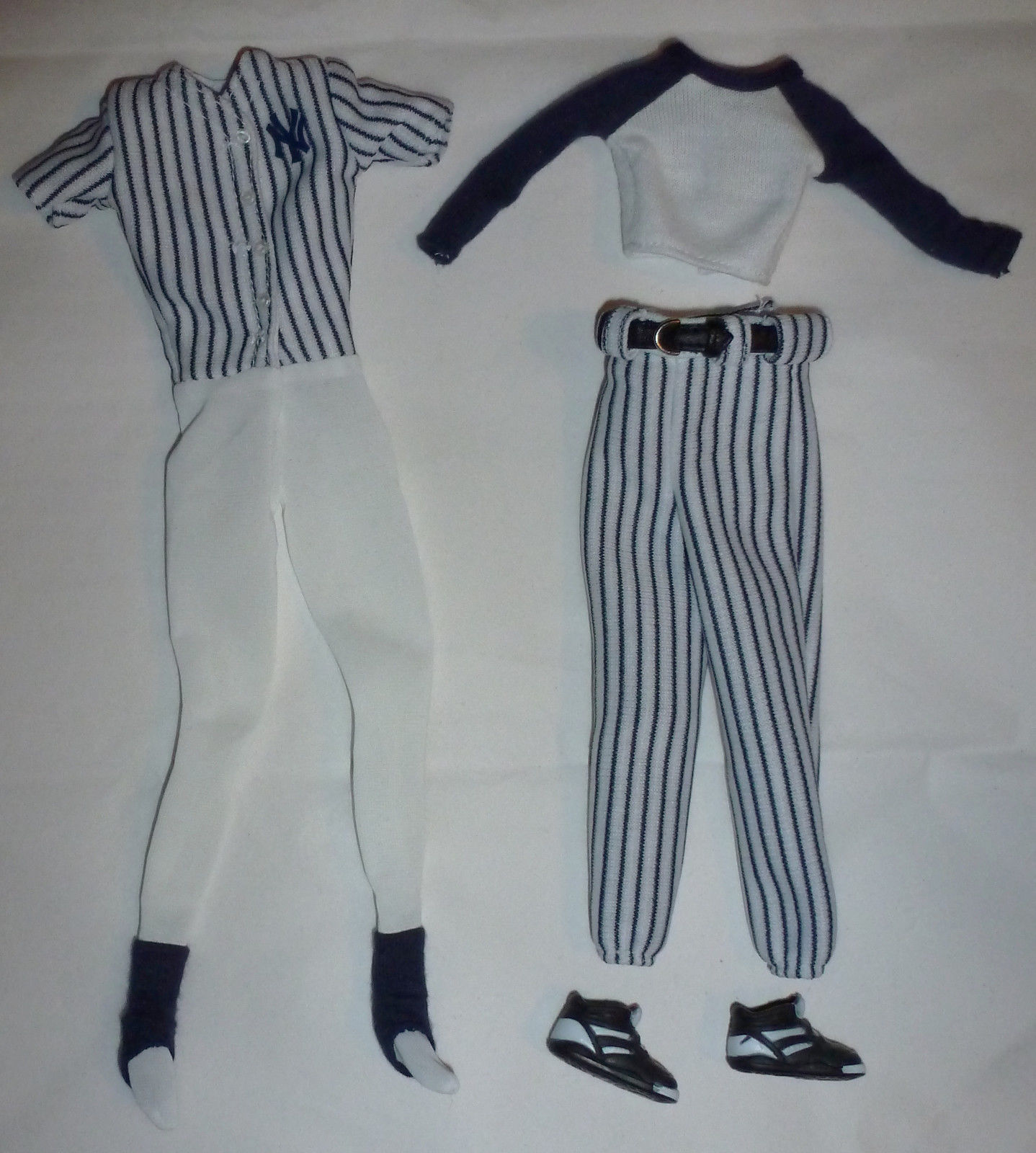 BARBIE DOLL OUTFIT YANKEES PROFESSIONAL BASEBALL UNIFORM PANTS S