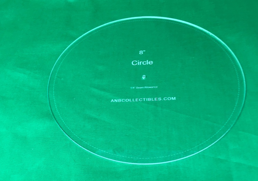 9 3/16" Circle Quilting Template